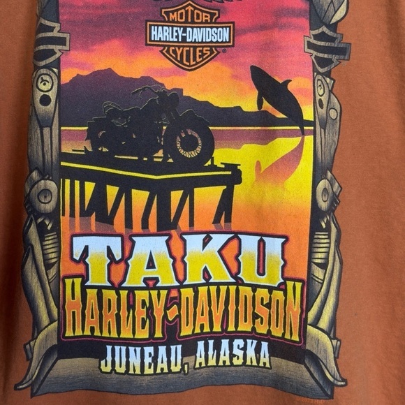Harley Davidson Juneau Alaska T Shirt - Picture 3 of 6